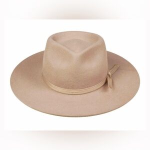 NEW Lack of Color Zulu Rancher Hat Sand Beige Wool Fedora Western Boho Size L